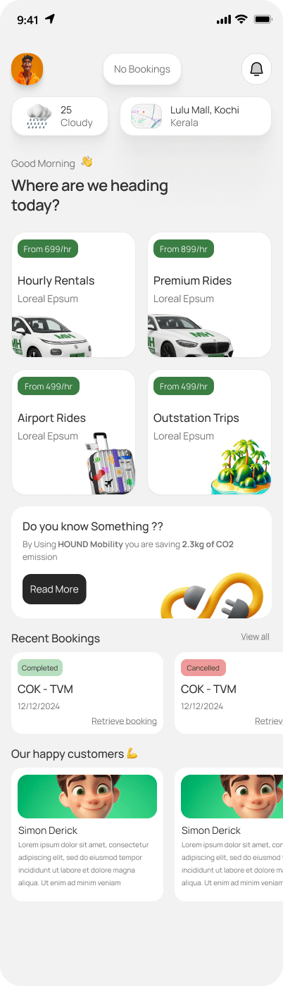 HOUND
EV CAB SERVICE