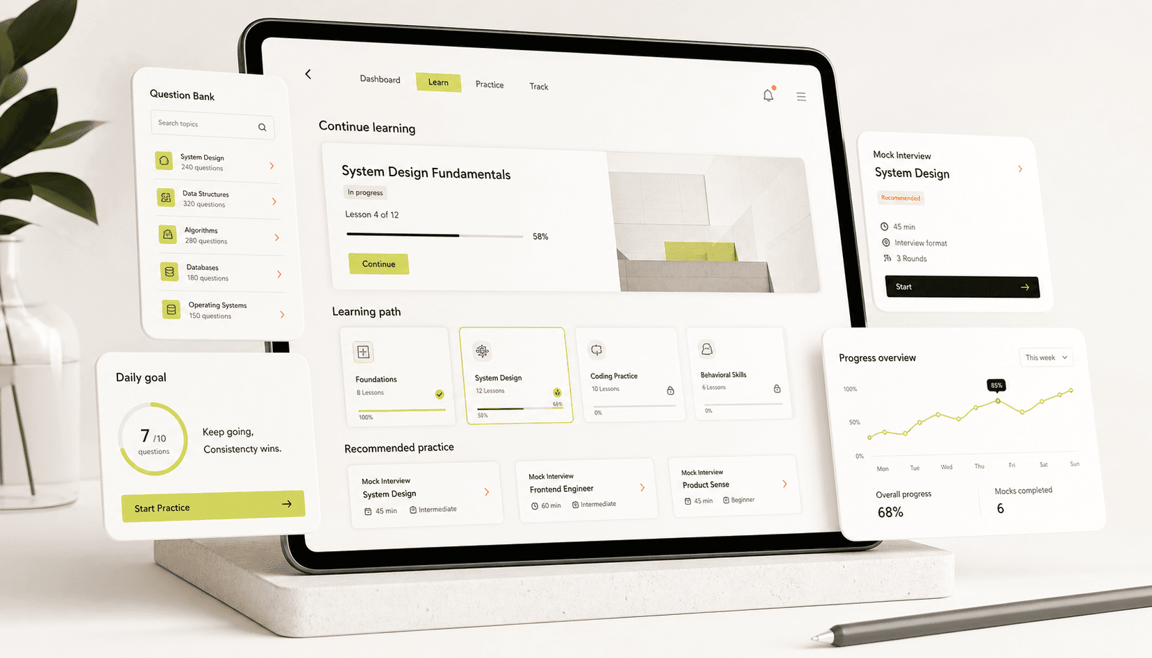 PROGRIZE LEARN
INTERVIEW PREP
